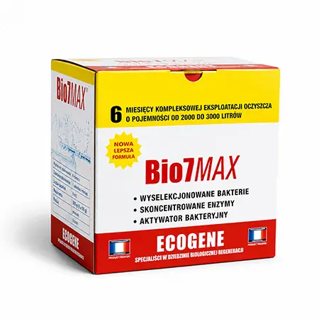 BIO7 MAX 1 kg – bakterie do oczyszczalni na 6 miesięcy