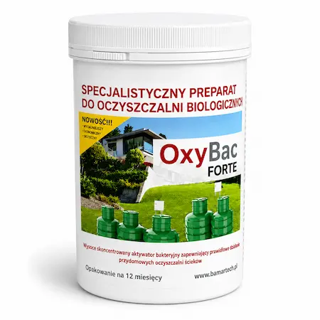 OxyBac FORTE preparat do oczyszczalni biologicznej