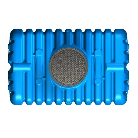Zbiornik na deszczówkę FLAT M 1500 l - widok