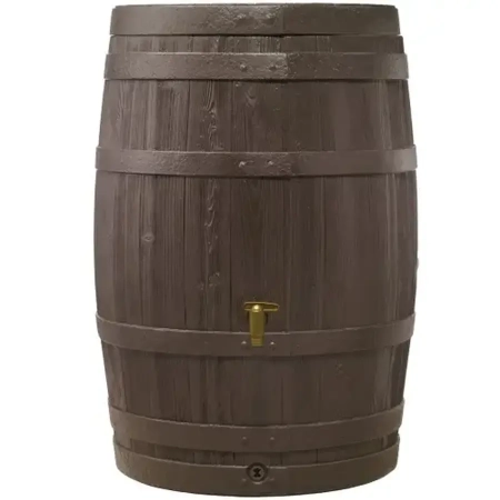 Beczka na deszczówkę VINO 250 l - Ciemne Drewno 2