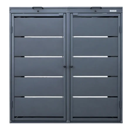 KUBA hybrydowa 1×240 l + 1×120 l – zabudowa na dwa pojemniki