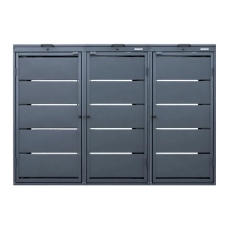 KUBA 1×240 l + 2×120 l – zabudowa na trzy kosze