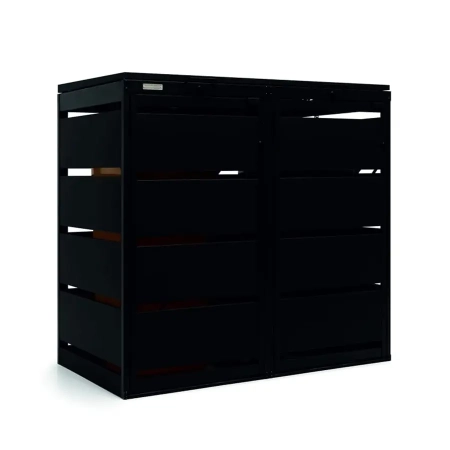 Zabudowa koszy KUBA - kolor czarny Ral 9005