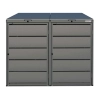 Zabudowa koszy KUBA 240-2 - Ral 9007