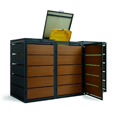 Zabudowa koszy KUBA 240-3 - Dark oak