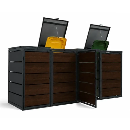 Zabudowa koszy KUBA 240-4 - Dark oak