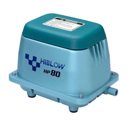 Dmuchawa membranowa HIBLOW HP-80 80 l/min do oczyszczalni biologicznej