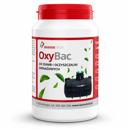 Biopreparat OxyBac do Szamb i Oczyszczalni Drenażowych
