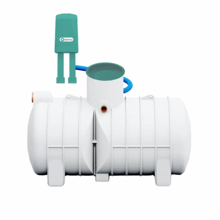 Oczyszczalnia WaterFlow ( 2-6 RLM) z szafą, tłumikiem i pokrywą maskującą z adapterem
