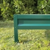 Podwyższona grządka ogrodowa metalowa 20 cm 0,65x2 m stal ocynkowana - nóżka