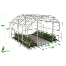 Szklarnia Botanic Rolnik 4M PRO – poliwęglan 6 mm Premium