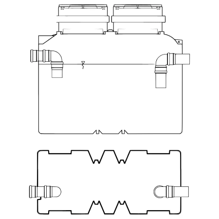 Separator tłuszczów DELFIN ST 12