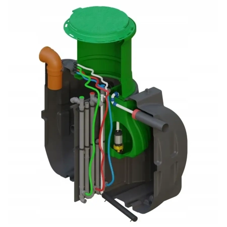 Oczyszczalnia biologiczna EKOBLOK SBR 2000l 1–3 RLM - ZPS