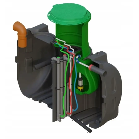 Oczyszczalnia biologiczna EKOBLOK SBR 4000L - zps