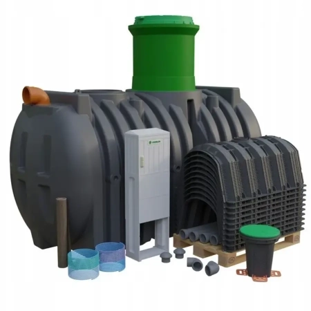 Oczyszczalnia biologiczna EKOBLOK SBR 5000L - zestaw tunele 300l x 10szt