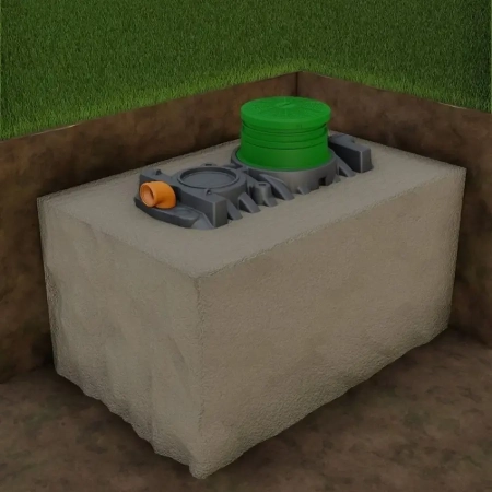 Przydomowa oczyszczalnia biologiczna EKOBLOK SBR 4000L - montaż