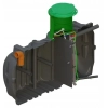 Oczyszczalnia biologiczna EKOBLOK SBR 5000L 5–8 RLM - przekrój
