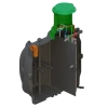 Oczyszczalnia biologiczna EKOBLOK SBR 7000L 8–12 RLM - przekrój