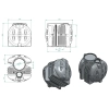 Oczyszczalnia biologiczna EKOBLOK SBR 7000L 8–12 RLM - wymiary