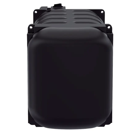 Czarny zbiornik na deszczówkę 2500 l Fortis Aqua z PE-HD