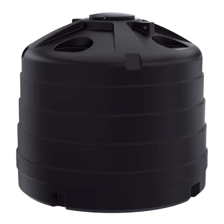 Czarny zbiornik PE-HD Fortis Aqua 5000 l do zbierania wody z dachu