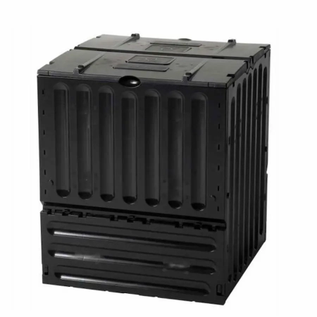 Czarny kompostownik ogrodowy ECO-KING 400 l GARANTIA