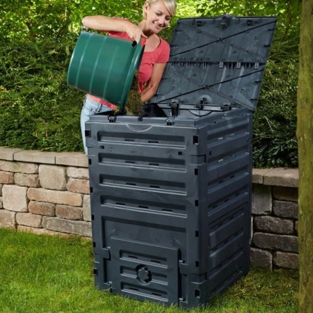 Kompostownik ogrodowy 300l eco master do ogrodu na bioodpady