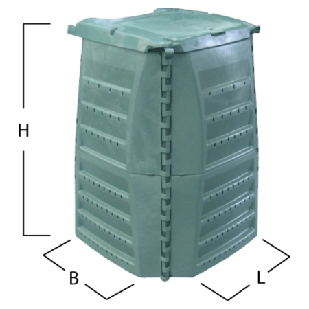 Kompostownik Thermo-Star 1000 l duży izolowany kompostownik ogrodowy premium