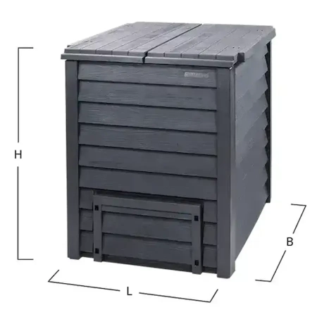 Kompostownik Thermo-Wood 400 l - wymiary