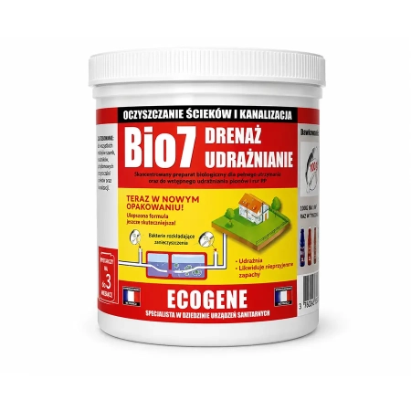 Bio7 Drenaż – Udrażnianie oczyszczalni 4x200 g