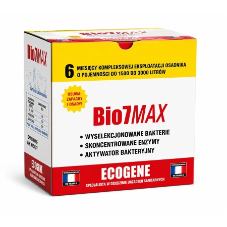 Bio7 MAX 1kg - Bakterie do oczyszczalni na pół roku