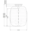 Osadnik gnilny EPURBIO7 3400l z filtrem -2 bok