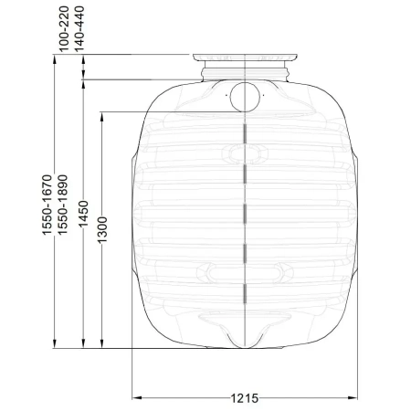 Osadnik gnilny EPURBIO7 3400l z filtrem -2 bok