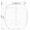 Osadnik gnilny EPURECO4 2100l z filtrem | GRAF - bok