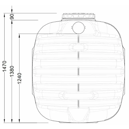Osadnik gnilny EPURECO4 2100l z filtrem | GRAF