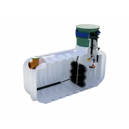 Bio Easy Flow WIRO 5 GOLD płaski (2850 l) | HABA - przekrój