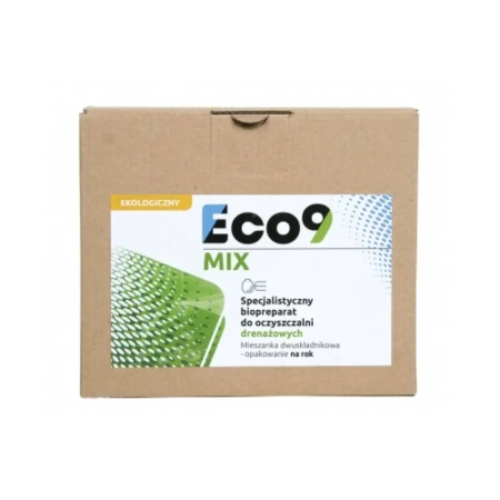 ECO9 MIX 2 KG – Skuteczne bakterie w saszetkach na 12 miesięcy