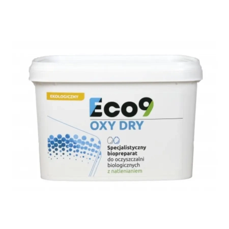 ECO9 OXY DRY 1,5kg - Skoncentrowane bakterie do oczyszczalni tlenowych na 12 miesięcy