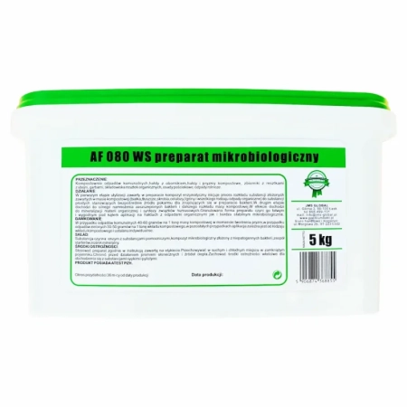 AF 080 WS – preparat mikrobiologiczny do kompostowania odpadów komunalnych i zielonych