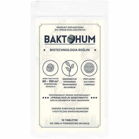 BAKTOHUM – tabletki z bakteriami Bacillus i substancjami humusowymi