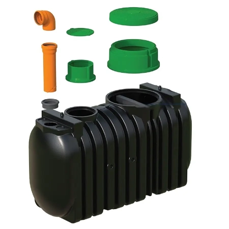 Zbiornik bezodpływowy dropWater 2000 l - częsci