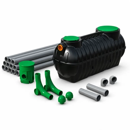 Oczyszczalnia drenażowa BOLT 1.0 Marseplast z drenażem rozsączającym 24 mb dla 1–2 osób