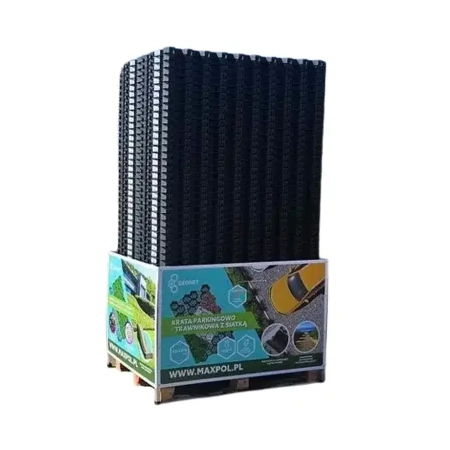 Krata parkingowa Geonet 60×40×4 cm z siatką - 196 szt