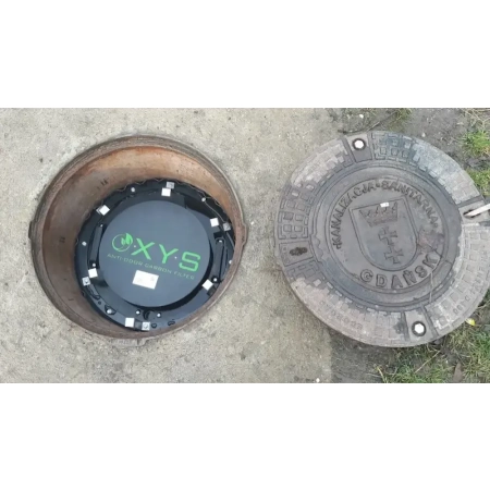 Filtr antyodorowy podwłazowy OXYS 600 w studzience