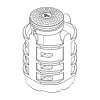 Obudowa studni głębinowej REGI 1000 PREMIUM 1600 mm -rzut