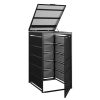 TOP BOX CLASSIC 240 l antracyt – otwarta zabudowa pojemnika