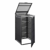 TOP BOX CLASSIC 120 l antracyt – otwarta zabudowa pojemnika