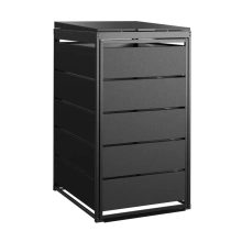 TOP BOX CLASSIC 240 l czarna – zabudowa na 1 pojemnik