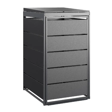 TOP BOX CLASSIC 240 l antracyt – zabudowa na 1 kosz