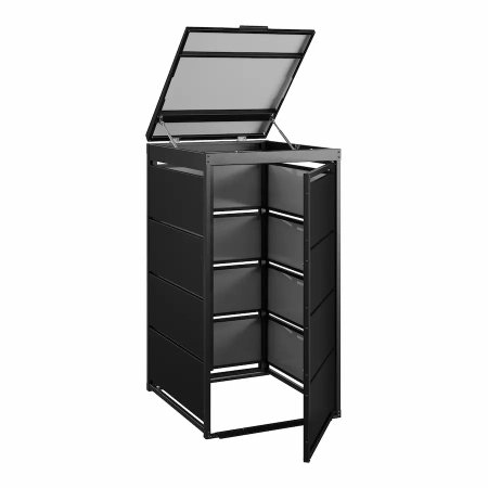 TOP BOX CLASSIC 120 l czarna – otwarta zabudowa pojemnika